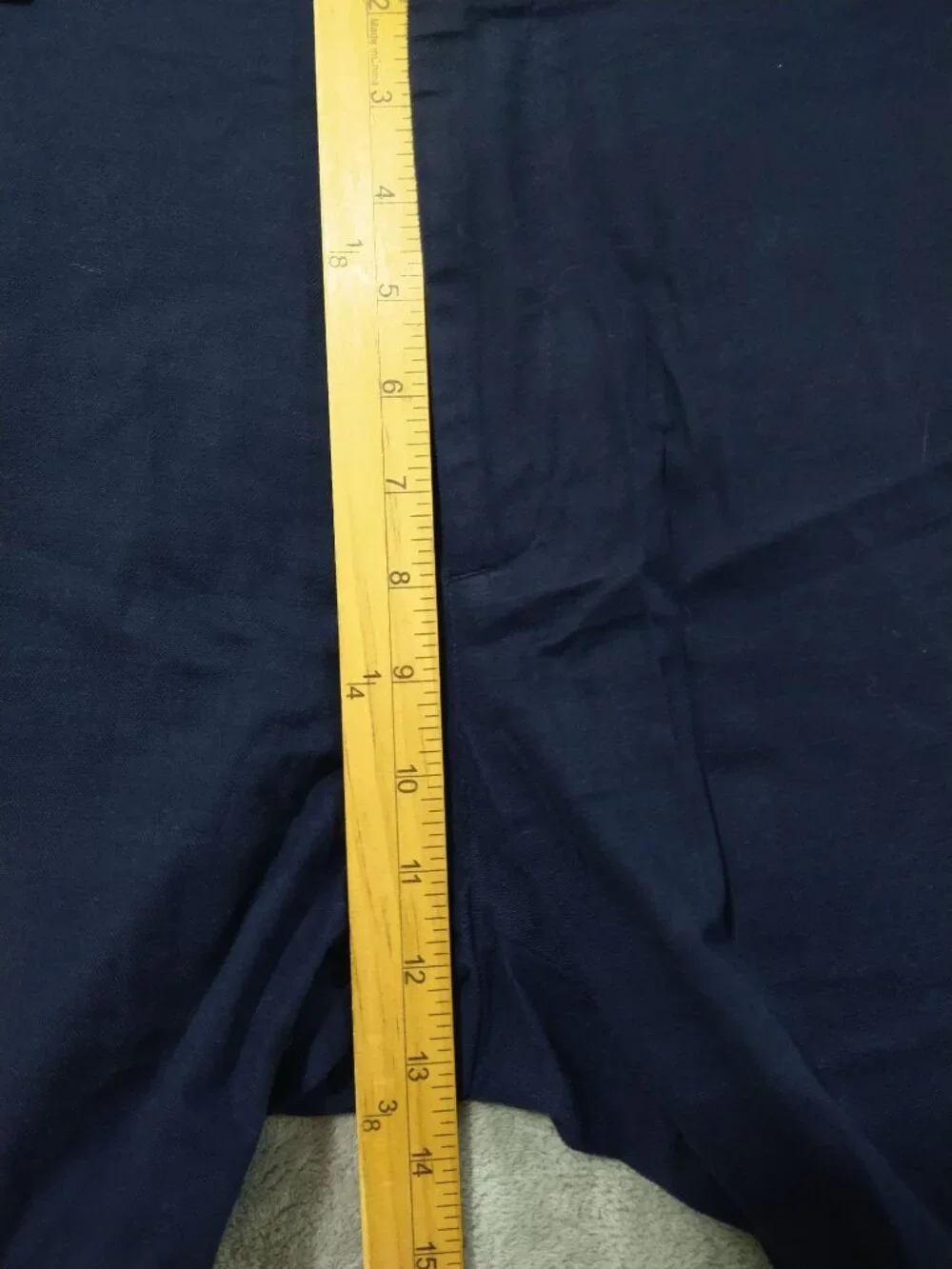 Banana Republic Dress Pants Mens 35x32 Blue Aiden Flat Front Stretch Preppy
